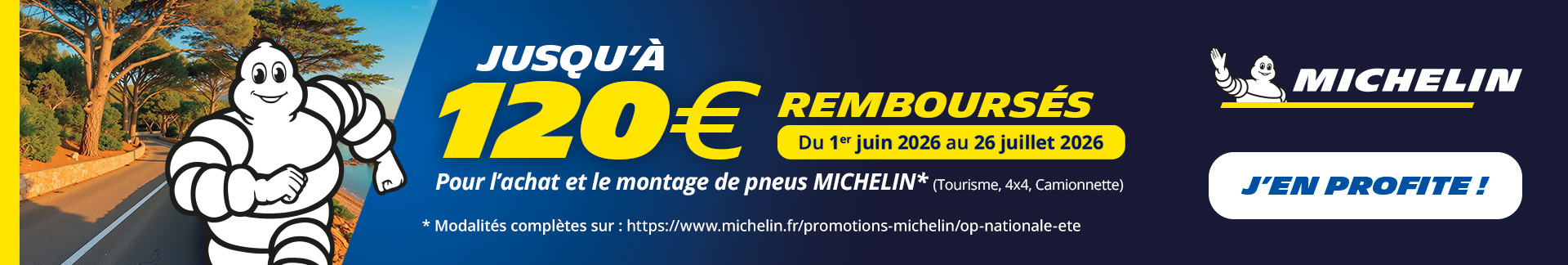Offre de remboursement MICHELIN